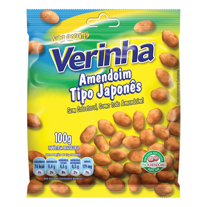 Amendoim Tipo Japonês-100 Verinha