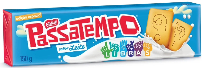 Biscoito Passatempo Leite Sem Recheio Nestlé 150G