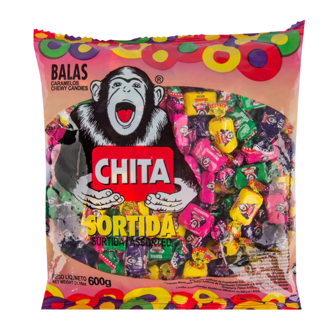 Saco de Bala Chita Sortido 500g