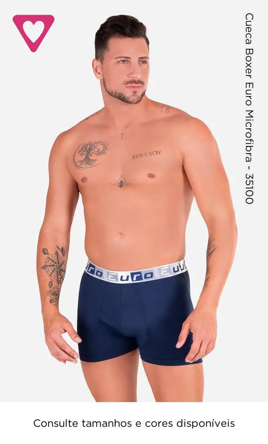 Cueca Boxer Euro Microfibra- L/G