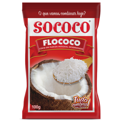 Coco Ralado Flocado – Sococo 100 g