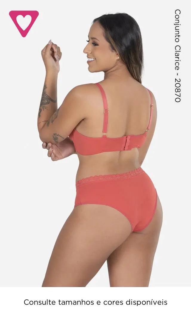 Conjunto Clarice Romance – Tamanho G/L | Conforto e Elegância Feminina