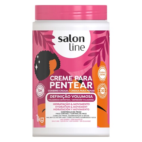 Creme Pentear Definição Volumosa 1kg Salon Line