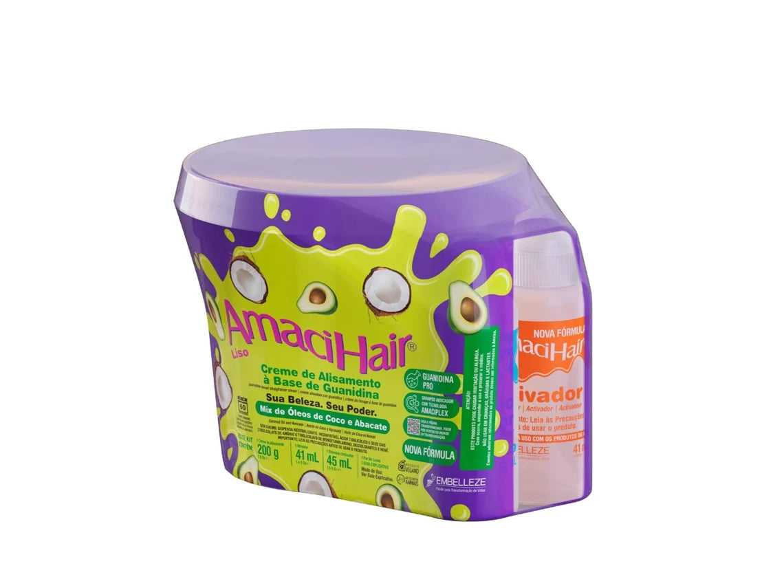 Creme de Alisamento AmaciHair Liso 200g