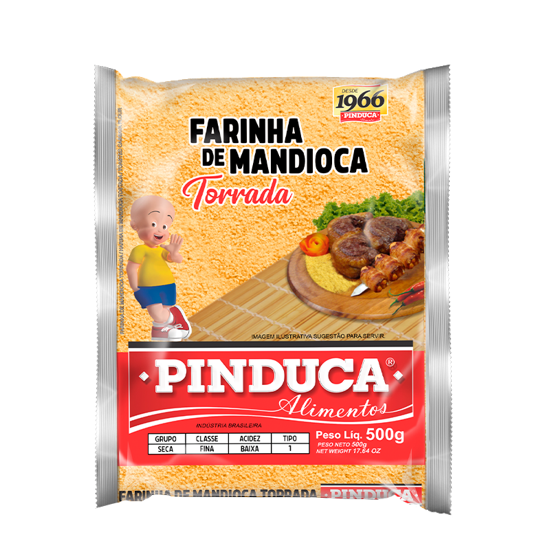 Farinha de Mandioca Torrada Pinduca 500 g
