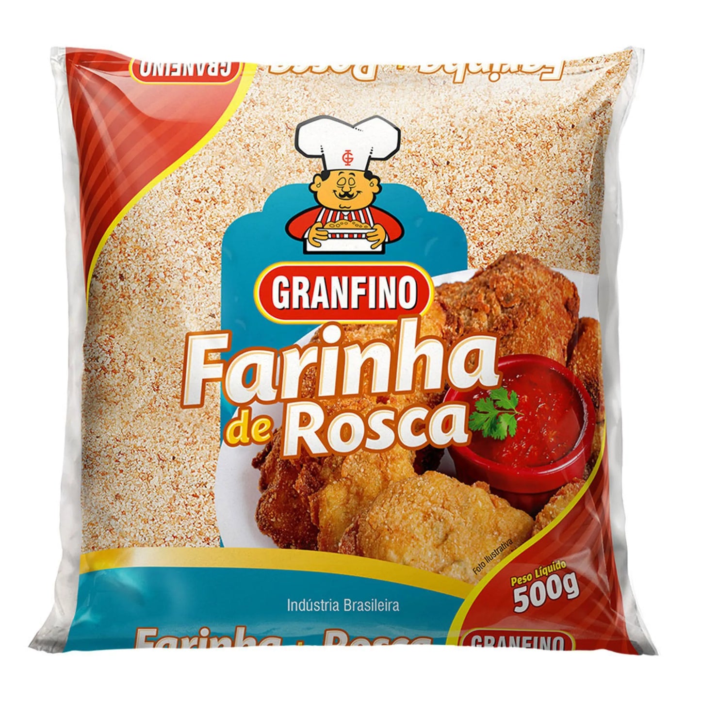 Farinha de Rosca 500g- Granfino