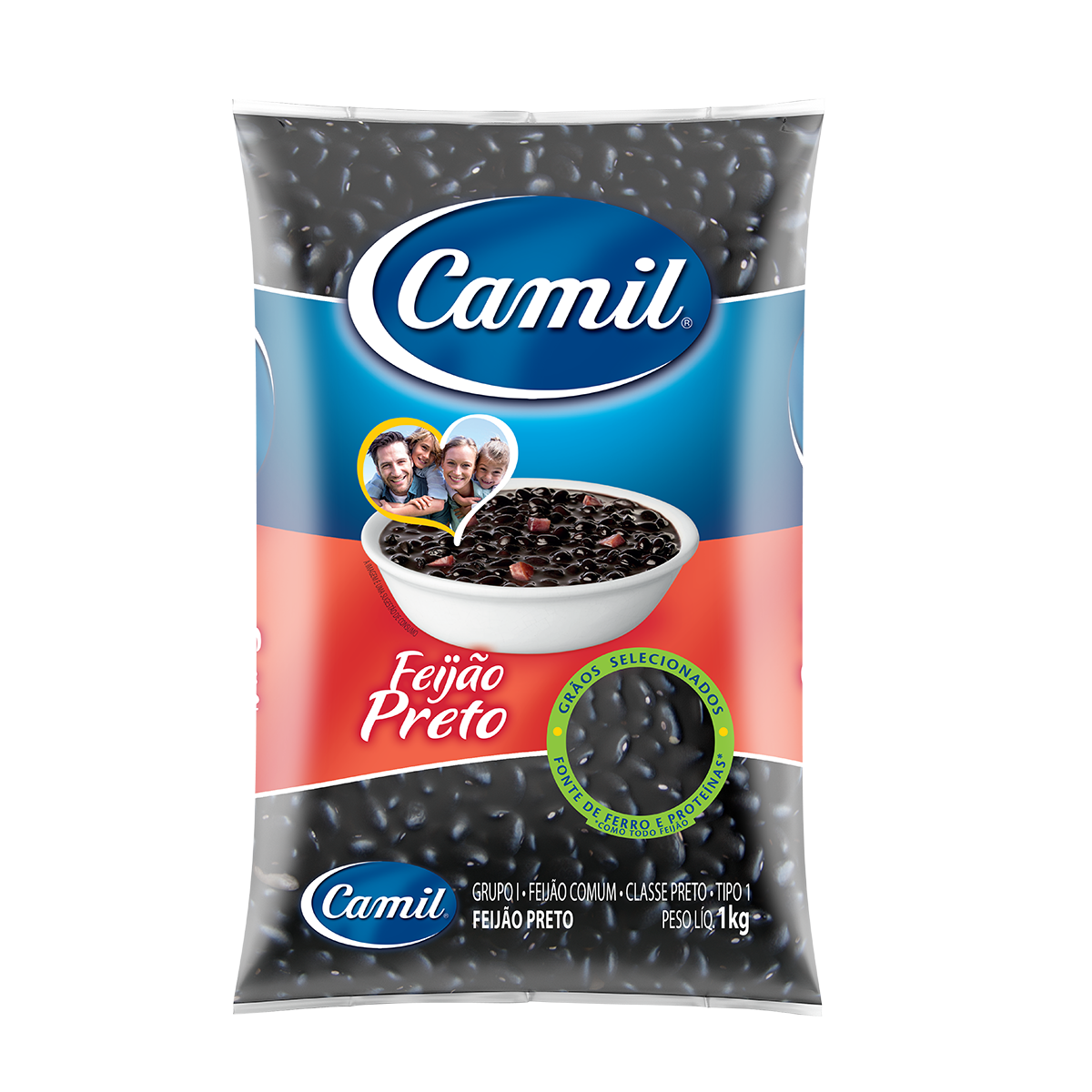 Feijão Preto Camil – 1 kg