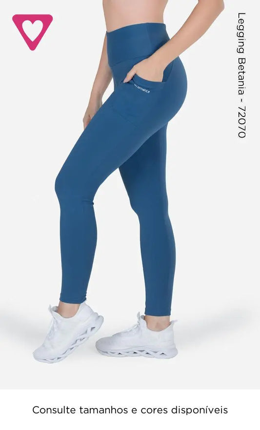 Legging Betânia GG/XL-Cor azul escuro