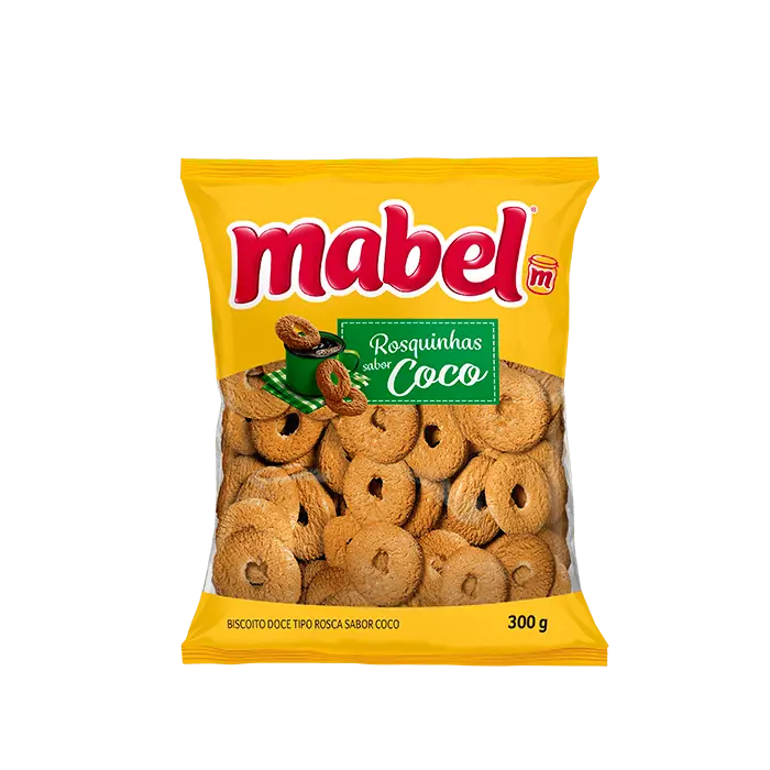Biscoito Mabel Rosca de Coco 300g