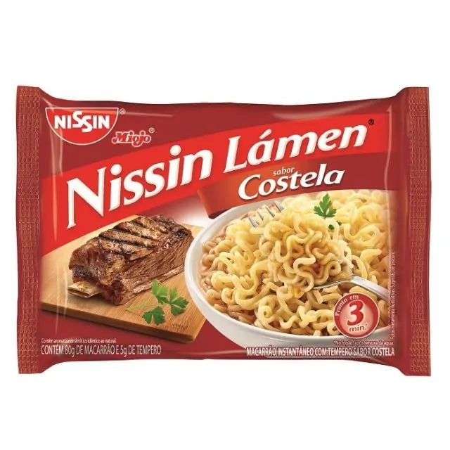 Nissin Lámen Sabor Costela 85g