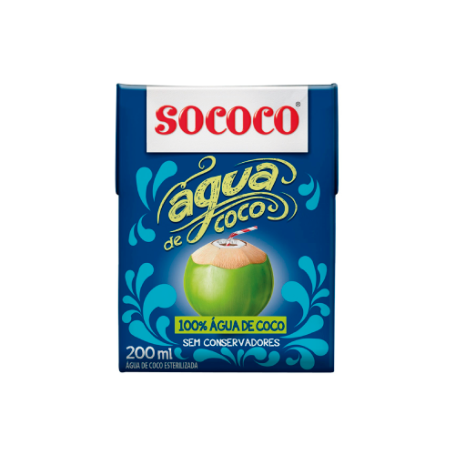 Água de Coco Sococo 200ml