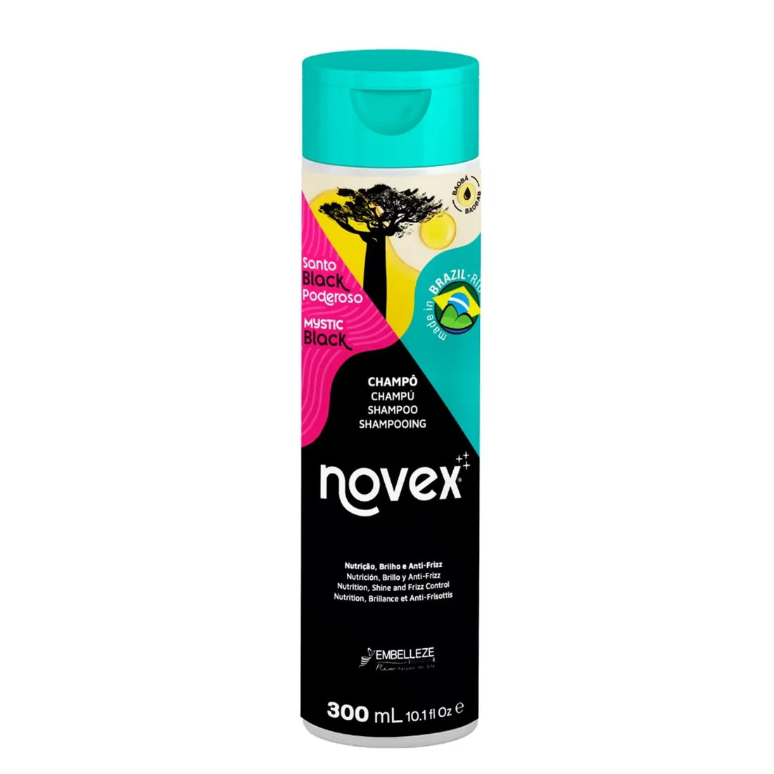 Shampoo Novex Santo Black Poderoso 300ml