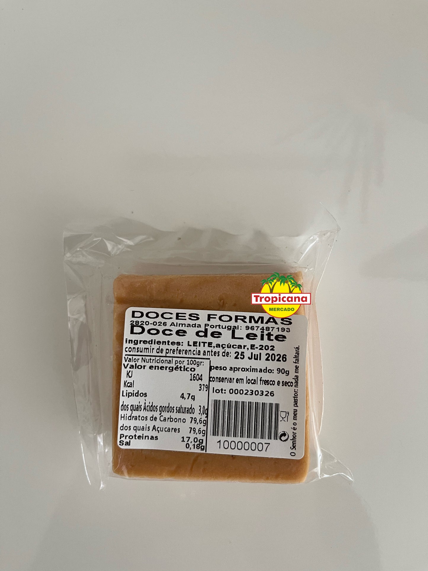Doce de Leite em Forma 90g