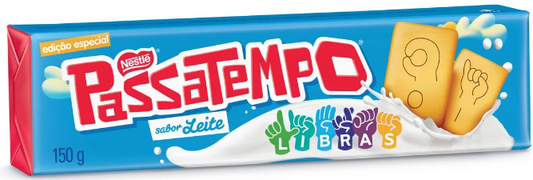 Biscoito Passatempo Leite Sem Recheio Nestlé 150G
