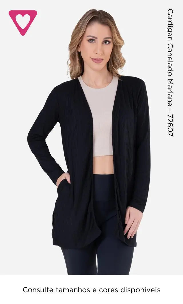Cardigan Canelado Mariane TU – Romance