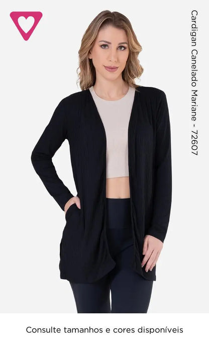 Cardigan Canelado Mariane TU – Romance