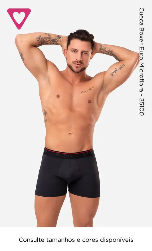 Cueca Boxer Euro Microfibra- L/G