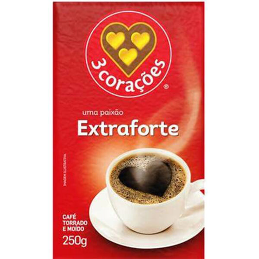 Café 3 Corações Vácuo Extra Forte 250g