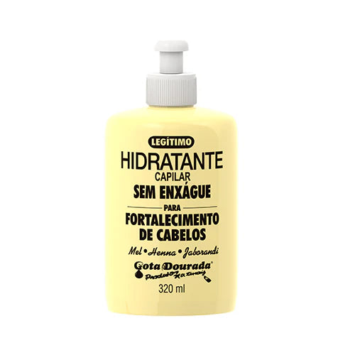 Creme Sem Enxágue Fortalecimento Gota Dourada 320 ml