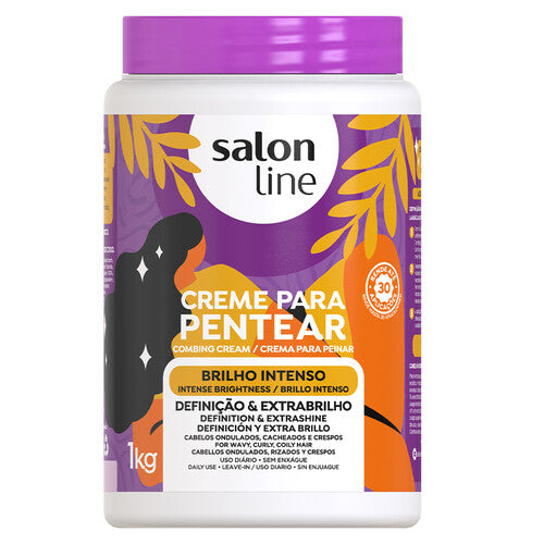 Creme De Pentear Brilho Intenso- Salon Line 1kg