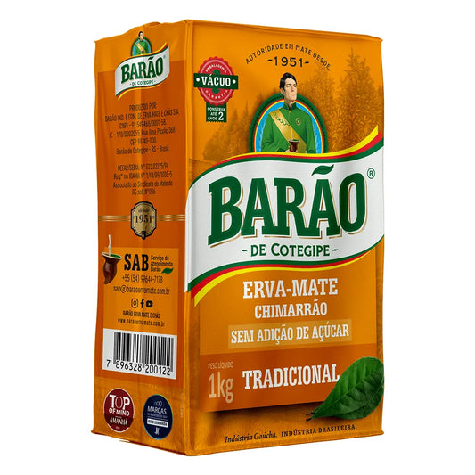 Erva-Mate Barão – Tradicional para Chimarrão 1 kg