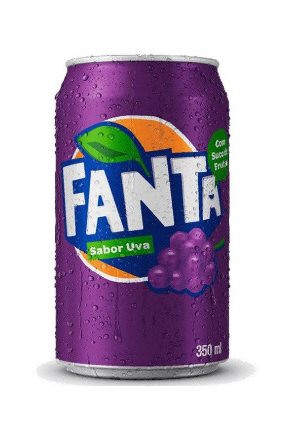 Fanta Uva lata sem açúcar-330 ml