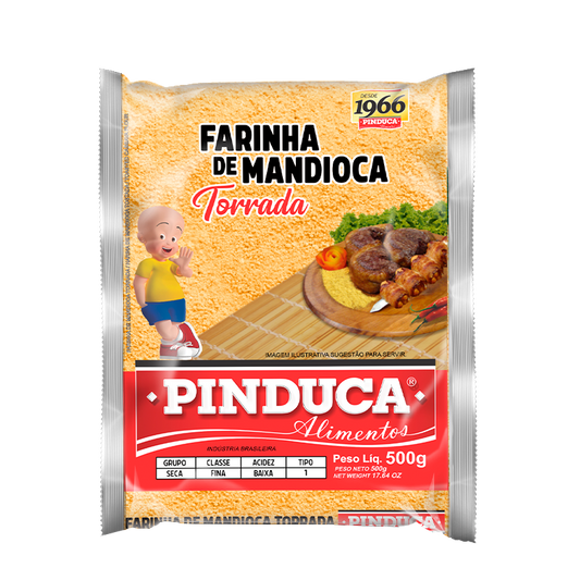 Farinha de Mandioca Torrada Pinduca 500 g