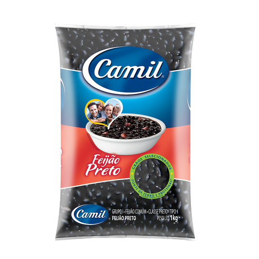 Feijão Preto Camil – 1 kg