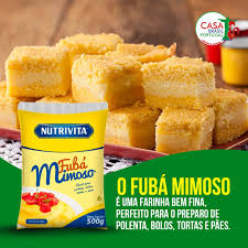 Fubá Mimoso Nutrivita – Farinha de Milho Fina 500 g