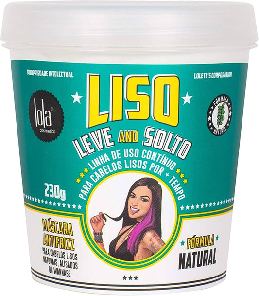 Lola Cosmetics – Máscara Liso, Leve & Solto 230g