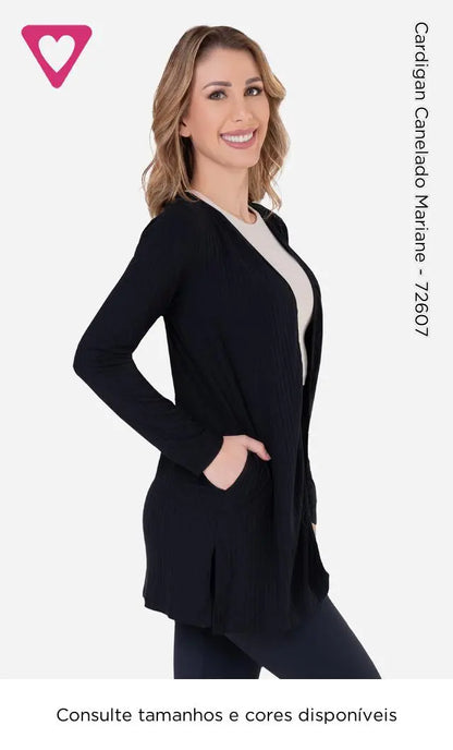 Cardigan Canelado Mariane TU – Romance