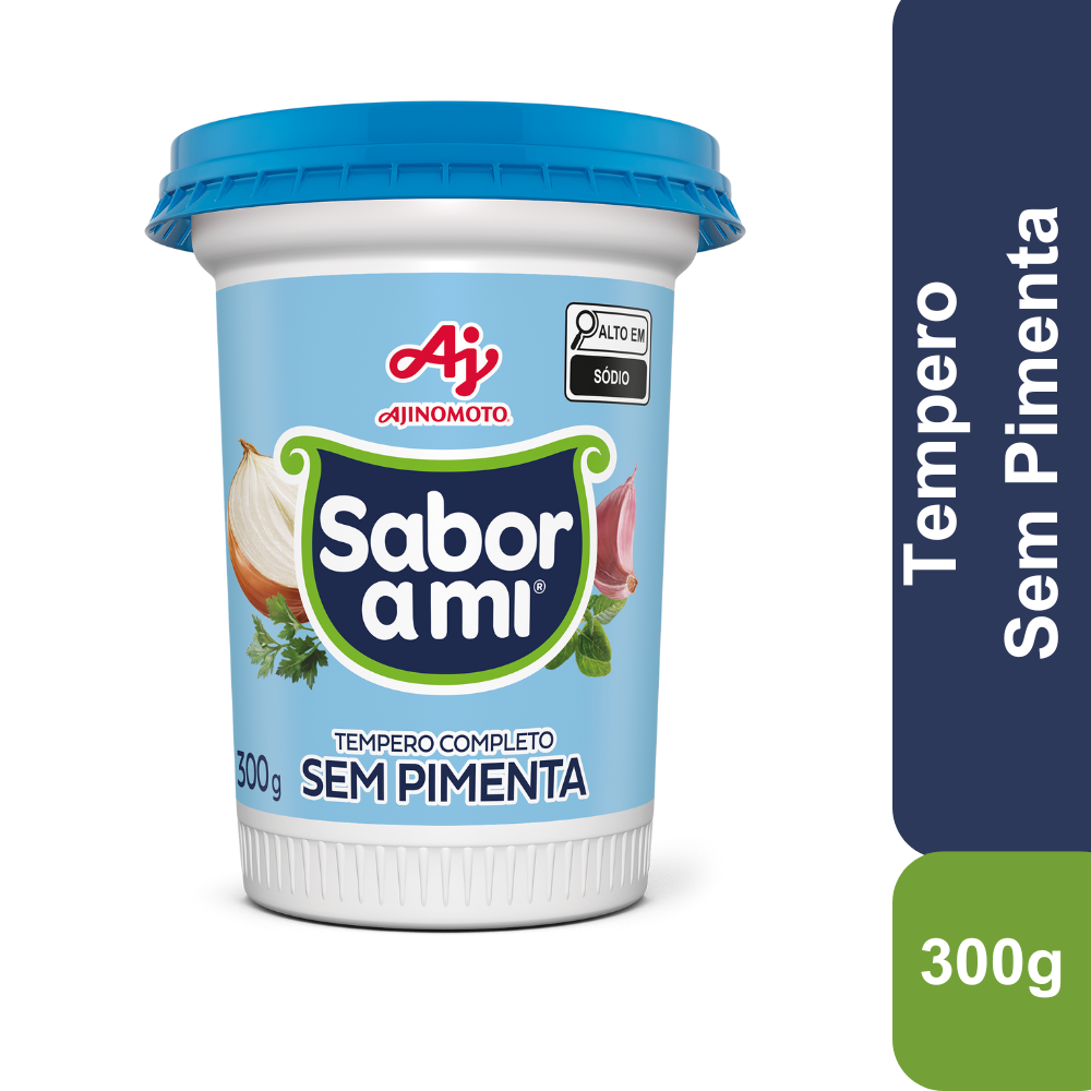 Tempero Completo Sem Pimenta 300 g – Sabor Suave e Versátil