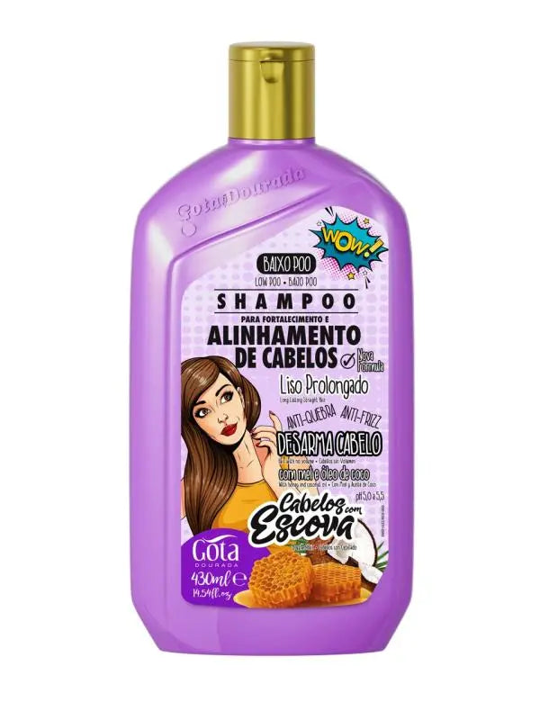Shampoo Fortalecimento Escova Gota Dourada 430 ml