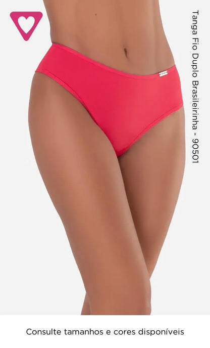 Tanga Fio Duplo Brasileirinha-Varias cores