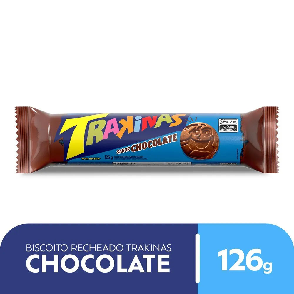 Biscoito Trakinas Chocolate —126g