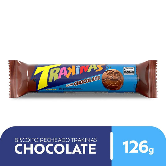 Biscoito Trakinas Chocolate —126g