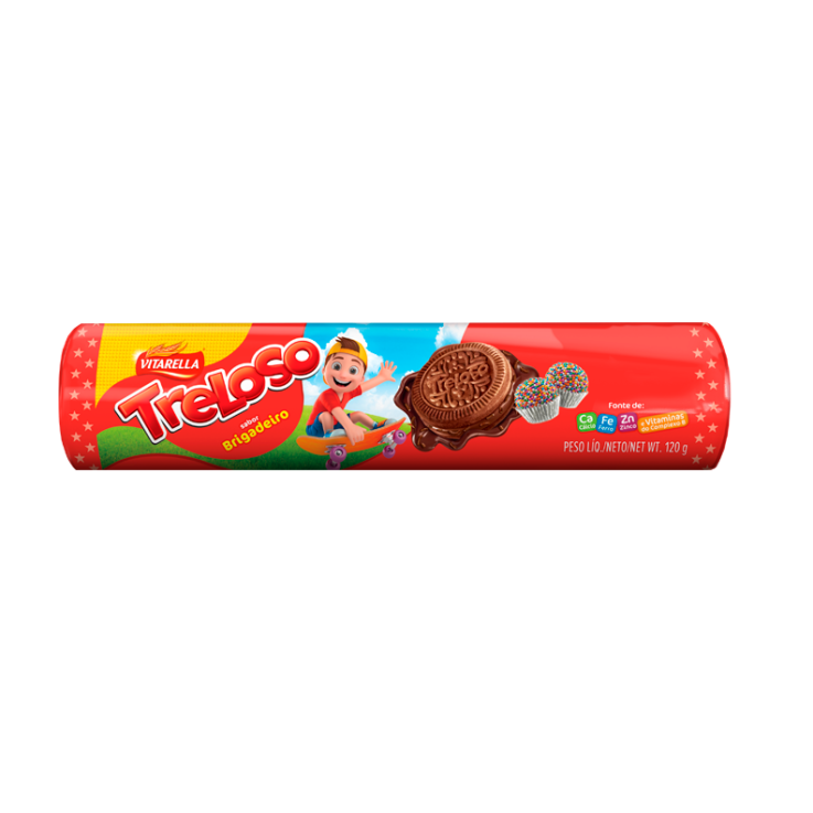 Treloso Recheado sabor Brigadeiro- 120g