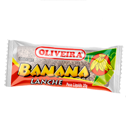 Doce de Banana Lanche Unidade - Oliveira 20g