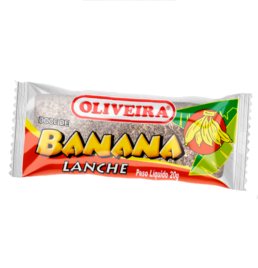 Doce de Banana Lanche Unidade - Oliveira 20g