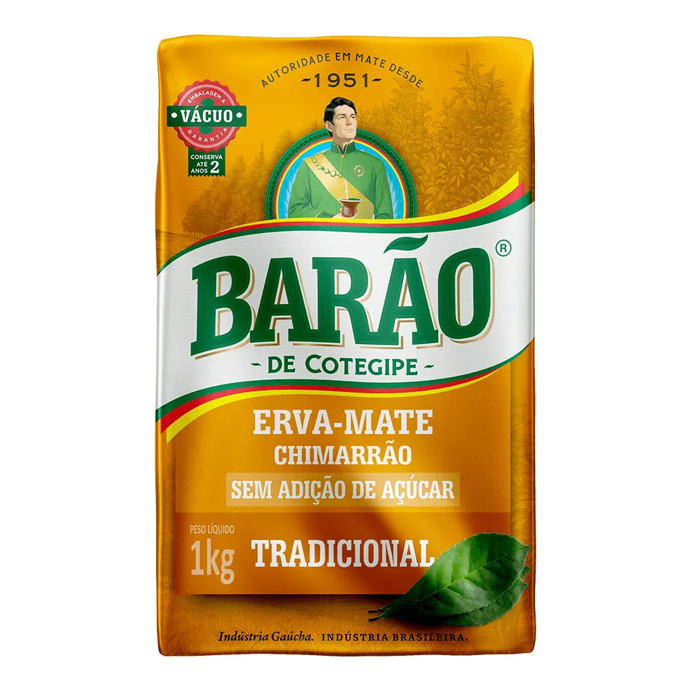 Erva-Mate Barão – Tradicional para Chimarrão 1 kg