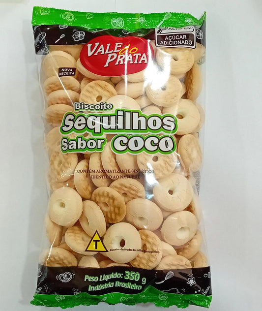 Sequilhos Sabor Coco Vale do Prata 350g