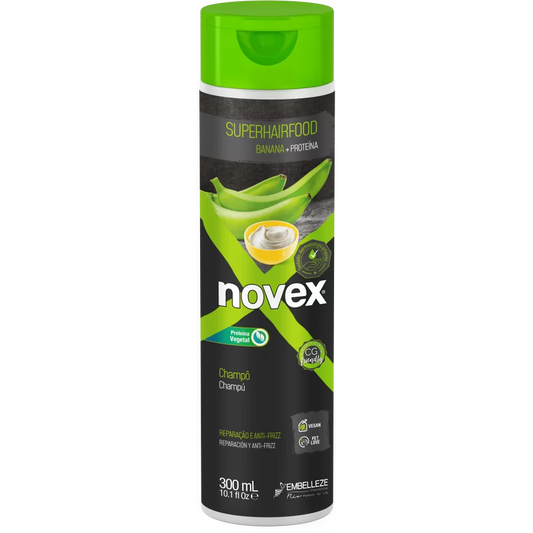 Shampoo 300ml SuperHairFood Banana & Proteína Novex