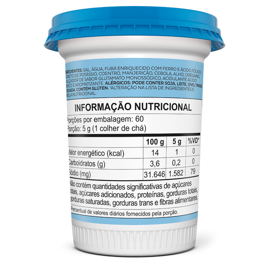 Tempero Completo Sem Pimenta 300 g – Sabor Suave e Versátil