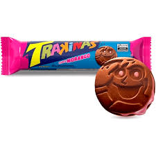 Biscoito Trakinas Morango — 126g